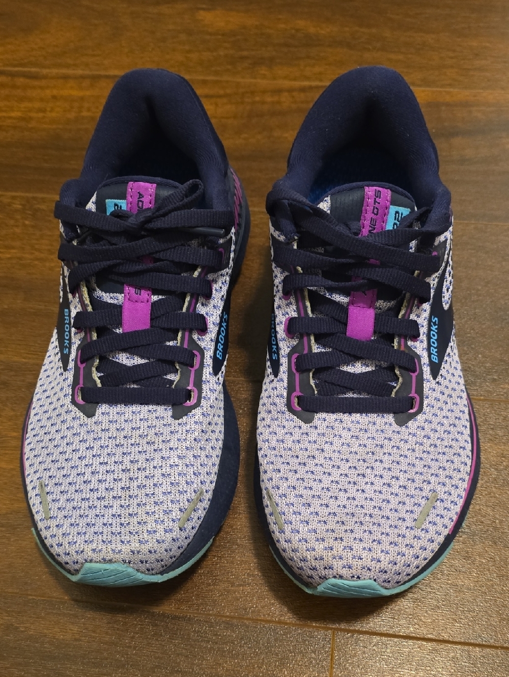 Brooks Women's Running Shoes — Lavender, Navy & Teal Accents